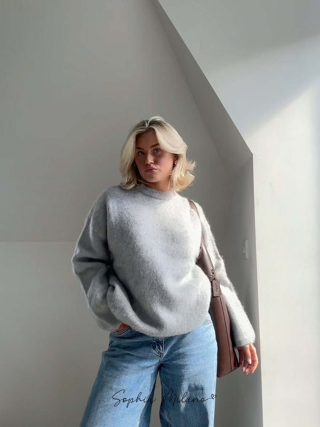 Mirla | Mohair Rundhalspullover-Eva Jonsson