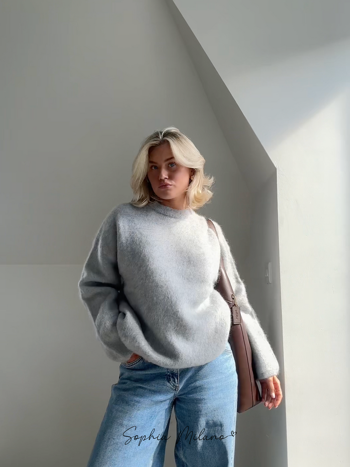 Mirla | Mohair Rundhalspullover-Eva Jonsson