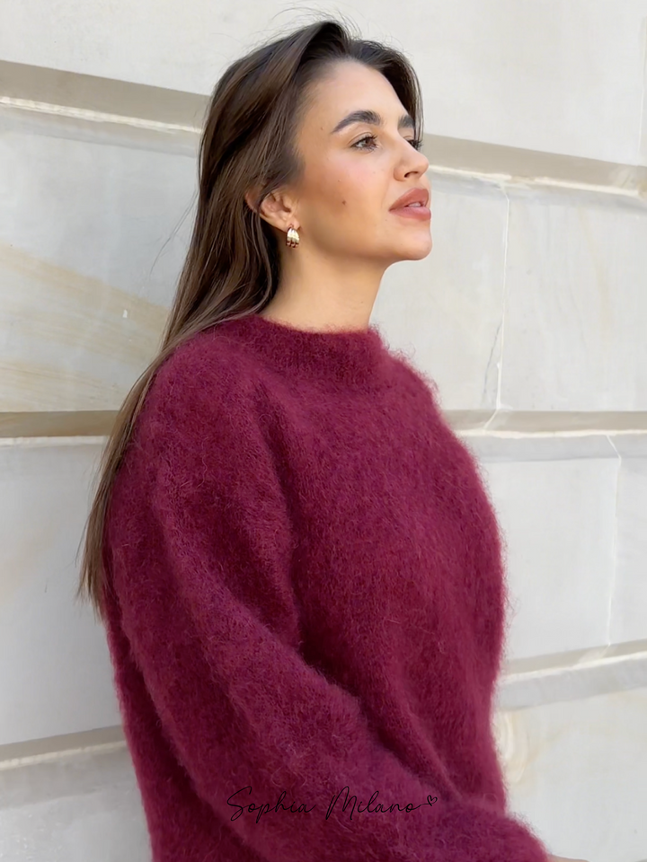 Mirla | Mohair Rundhalspullover-Eva Jonsson