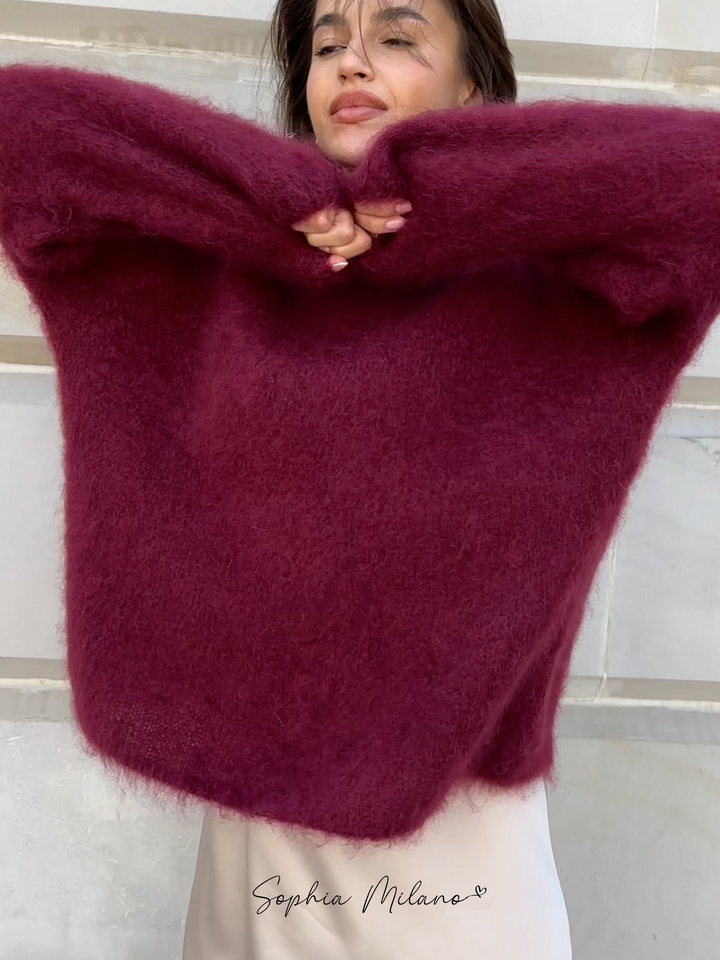 Mirla | Mohair Rundhalspullover-Eva Jonsson