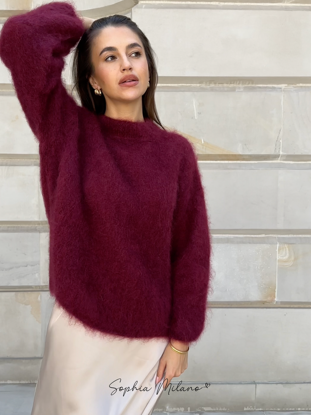 Mirla | Mohair Rundhalspullover-Eva Jonsson