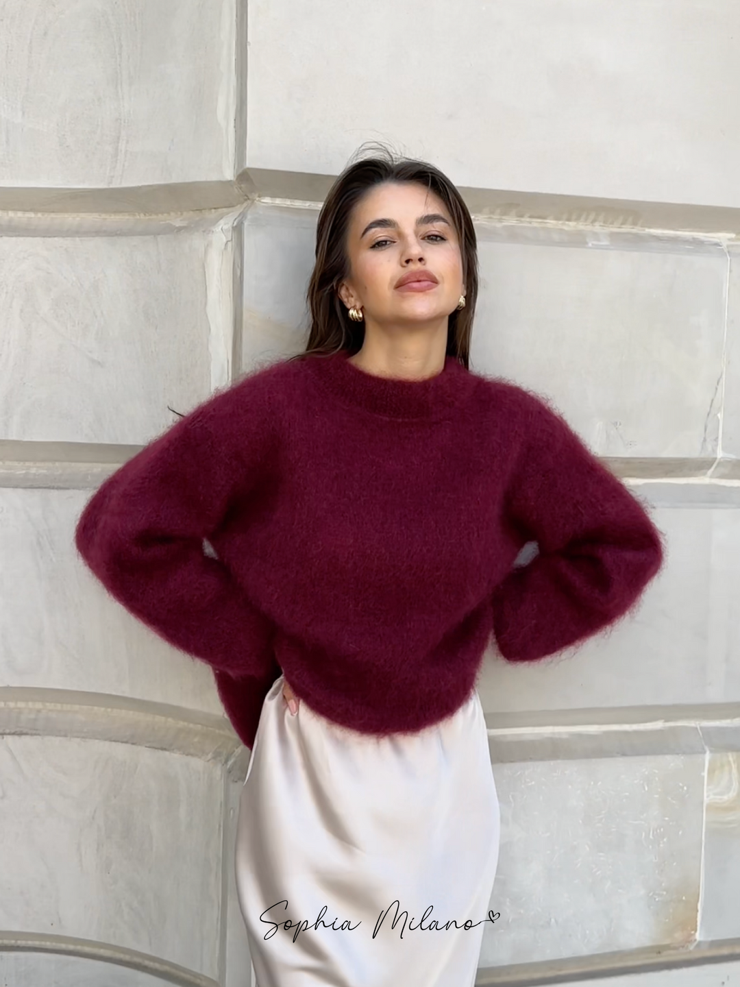 Mirla | Mohair Rundhalspullover-Eva Jonsson