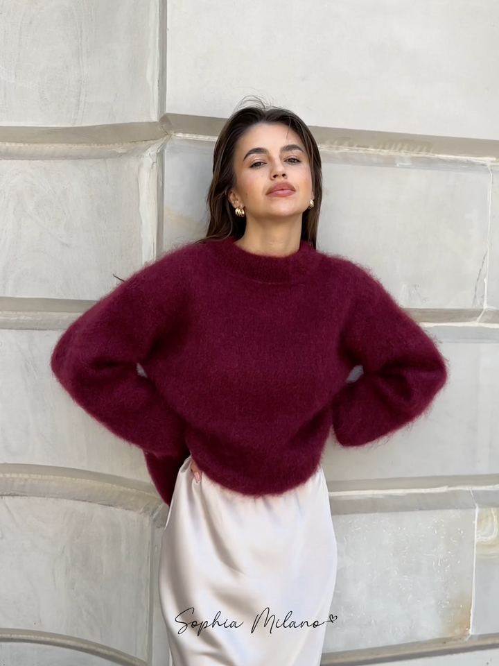 Mirla | Mohair Rundhalspullover-Eva Jonsson