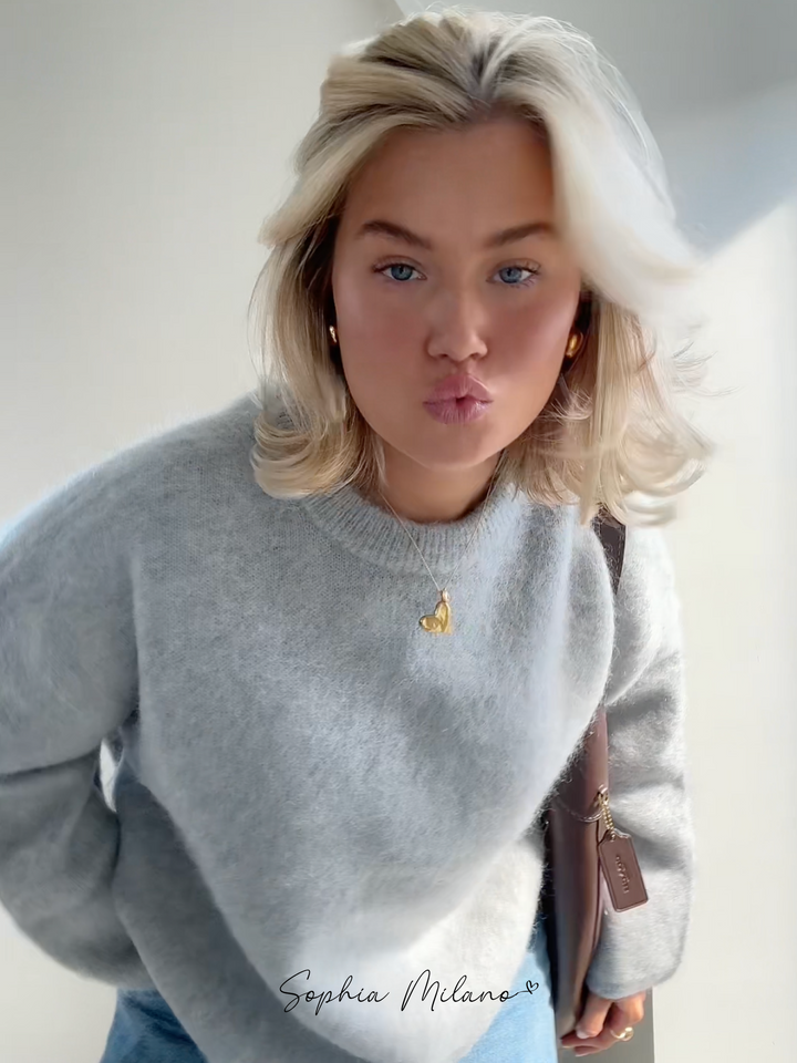 Mirla | Mohair Rundhalspullover-Eva Jonsson