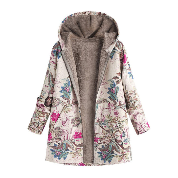 Mirla | Mönstrad Jacka i Vintage-Stil-Eva Jonsson