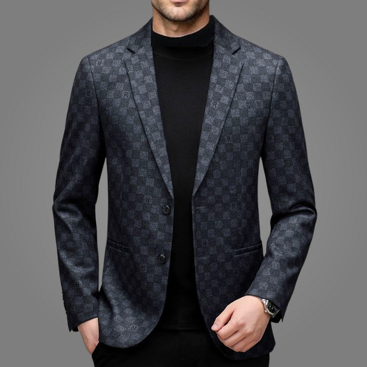 Mirla | Mönstrad aftonblazer-Eva Jonsson