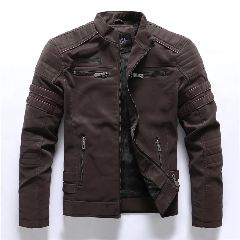 Mirla | Motorcykeljacka Slim Fit Fleece-foder Steppdetaljer Dragkedjefickor-Eva Jonsson