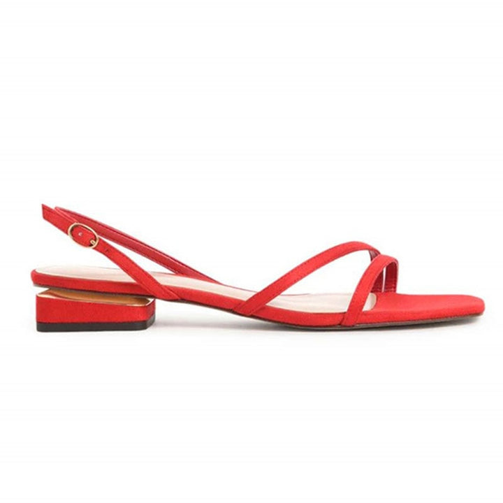 Mirla | Mrs. Wonderful Guld Hög Klack Sandal-Eva Jonsson