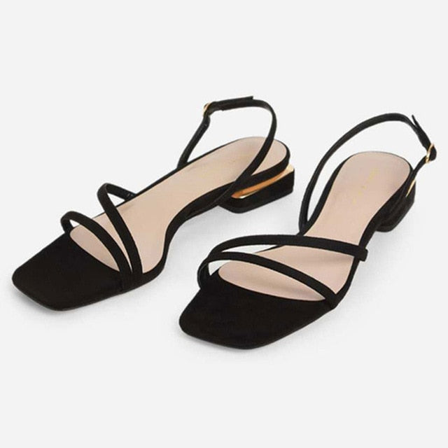 Mirla | Mrs. Wonderful Guld Hög Klack Sandal-Eva Jonsson