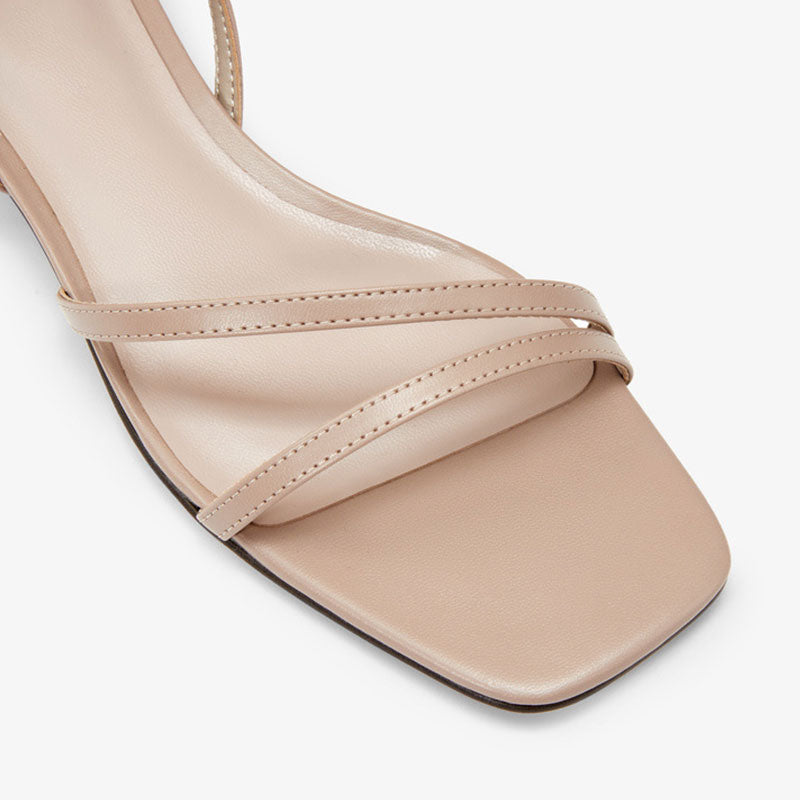 Mirla | Mrs. Wonderful Guld Hög Klack Sandal-Eva Jonsson