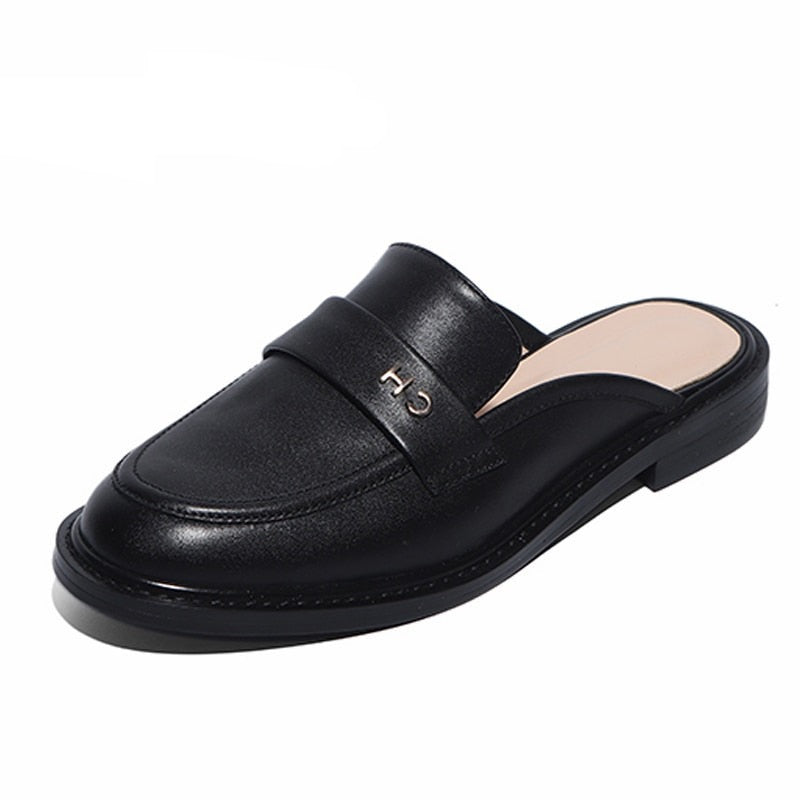 Mirla | Multi Color Block Äkta Läder Loafers-Eva Jonsson