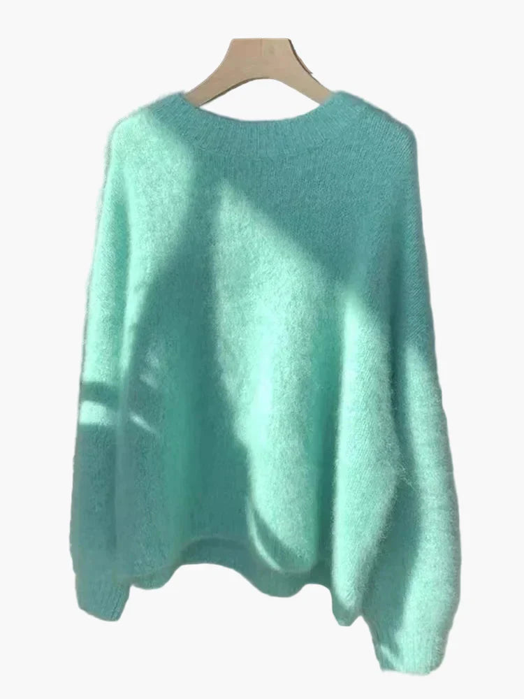 Mirla | Mys Tröja Loose Fit - Stilig Oversized Stickad för Höst & Vinter-Eva Jonsson