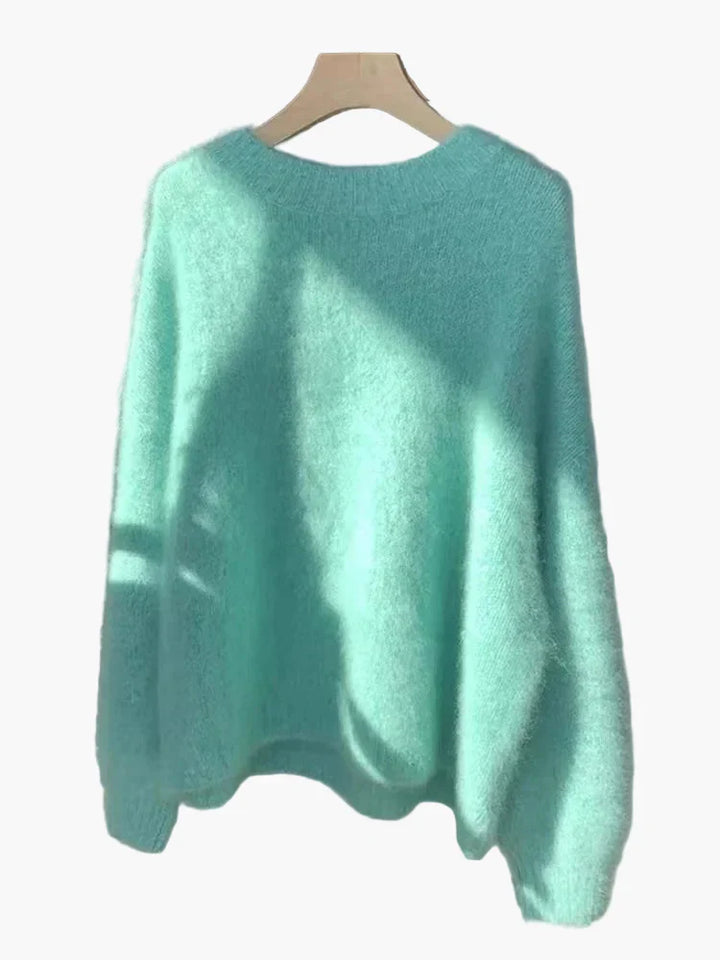 Mirla | Mys Tröja Loose Fit - Stilig Oversized Stickad för Höst & Vinter-Eva Jonsson