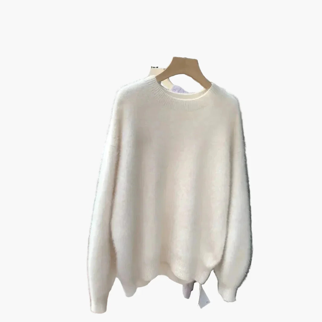Mirla | Mys Tröja Loose Fit - Stilig Oversized Stickad för Höst & Vinter-Eva Jonsson
