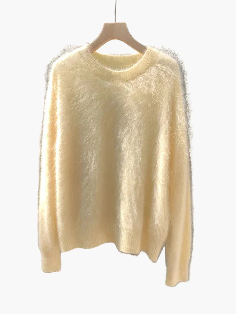 Mirla | Mys Tröja Loose Fit - Stilig Oversized Stickad för Höst & Vinter-Eva Jonsson