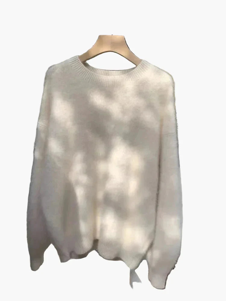 Mirla | Mys Tröja Loose Fit - Stilig Oversized Stickad för Höst & Vinter-Eva Jonsson