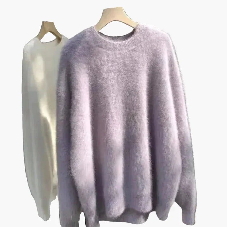 Mirla | Mys Tröja Loose Fit - Stilig Oversized Stickad för Höst & Vinter-Eva Jonsson