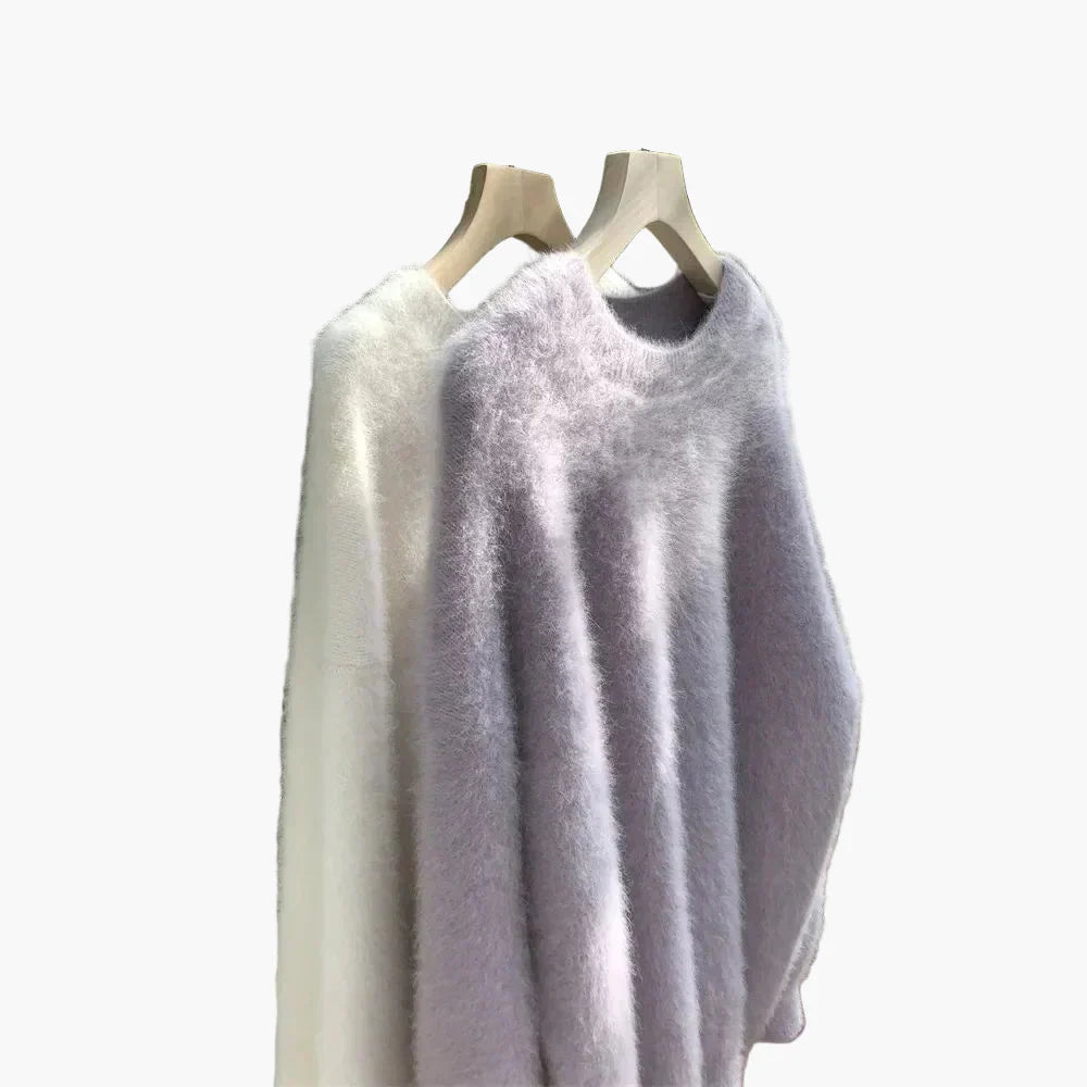 Mirla | Mys Tröja Loose Fit - Stilig Oversized Stickad för Höst & Vinter-Eva Jonsson