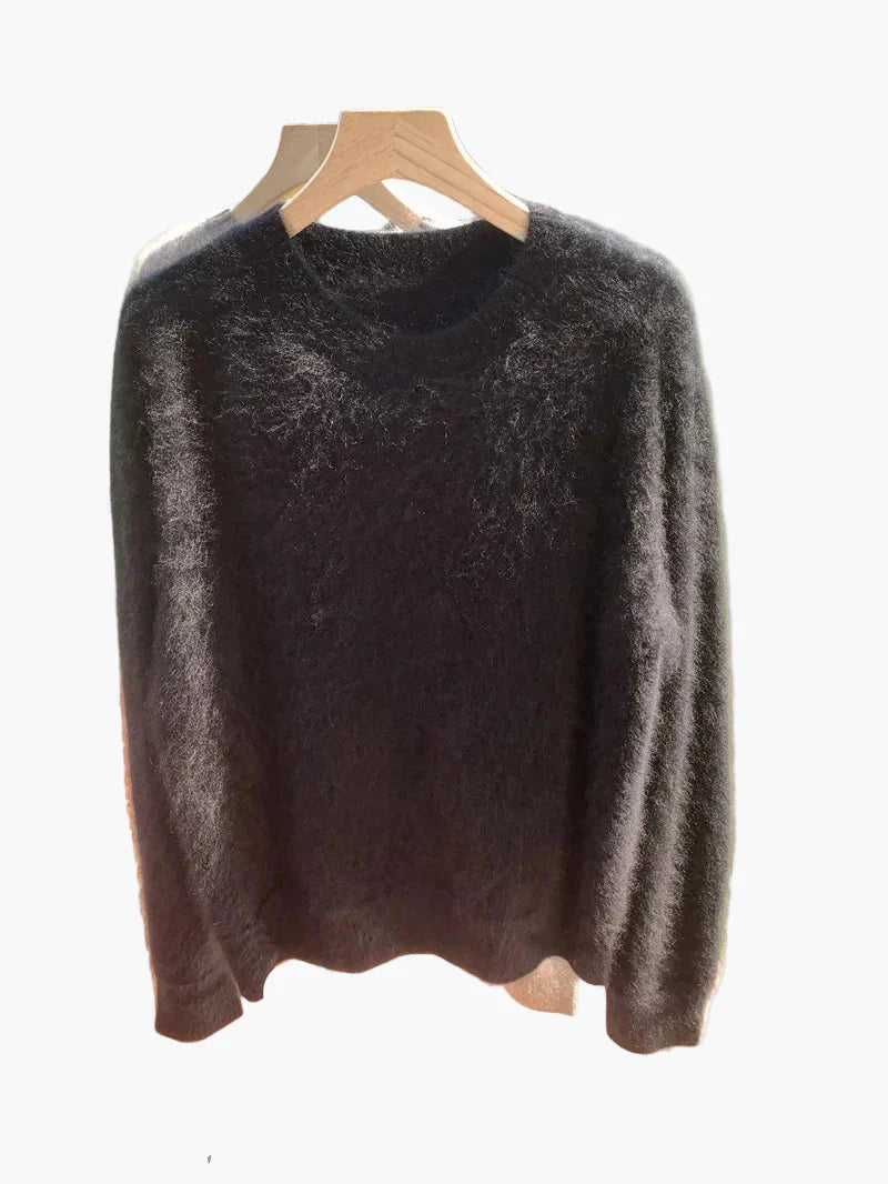 Mirla | Mys Tröja Loose Fit - Stilig Oversized Stickad för Höst & Vinter-Eva Jonsson