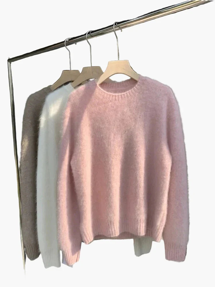 Mirla | Mys Tröja Loose Fit - Stilig Oversized Stickad för Höst & Vinter-Eva Jonsson