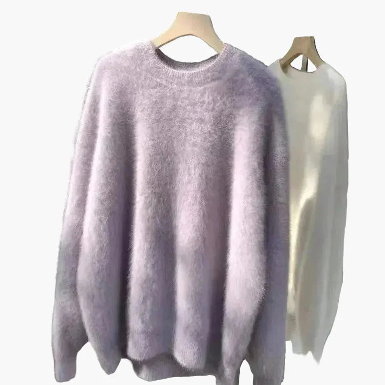 Mirla | Mys Tröja Loose Fit - Stilig Oversized Stickad för Höst & Vinter-Eva Jonsson