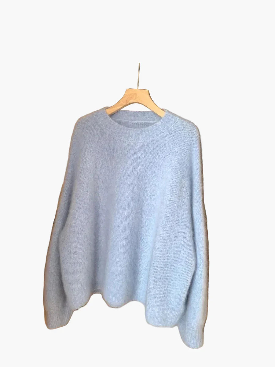 Mirla | Mys Tröja Loose Fit - Stilig Oversized Stickad för Höst & Vinter-Eva Jonsson