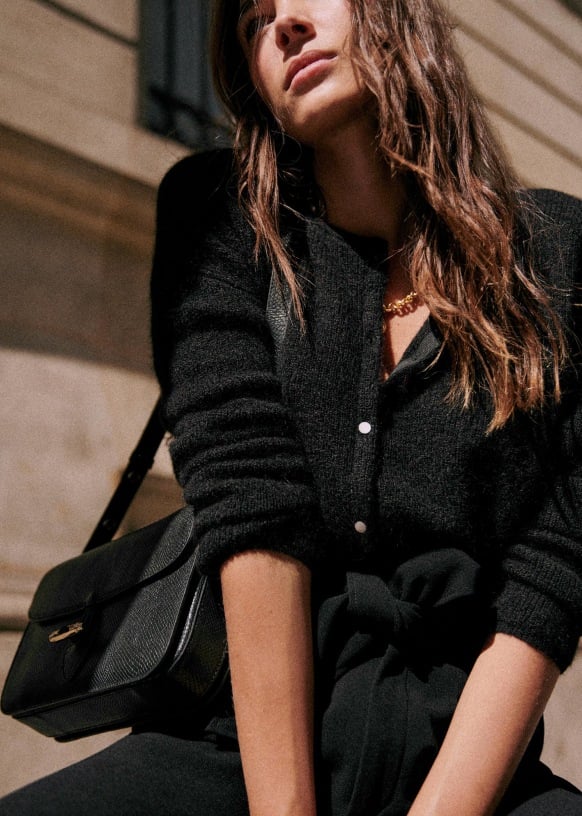 Mirla | Mysig Grovstickad Cardigan Jumper-Eva Jonsson