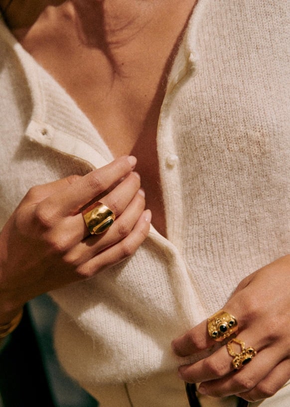 Mirla | Mysig Grovstickad Cardigan Jumper-Eva Jonsson