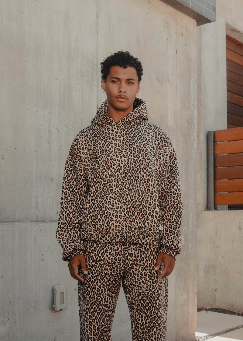 Mirla | Mysig Hoodie med Leopardtryck för En Avslappnad-Chic Look-Eva Jonsson