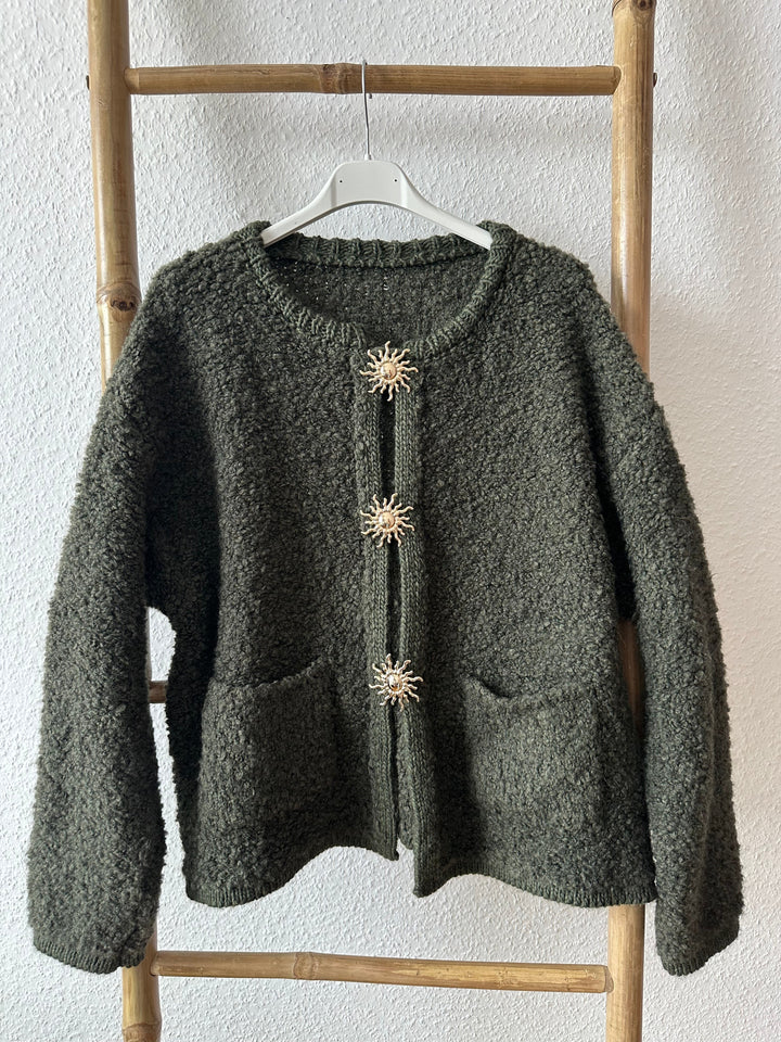 Mirla | Mysig Plysch Teddyjacka för Avslappnade Stiliga Looks-Eva Jonsson