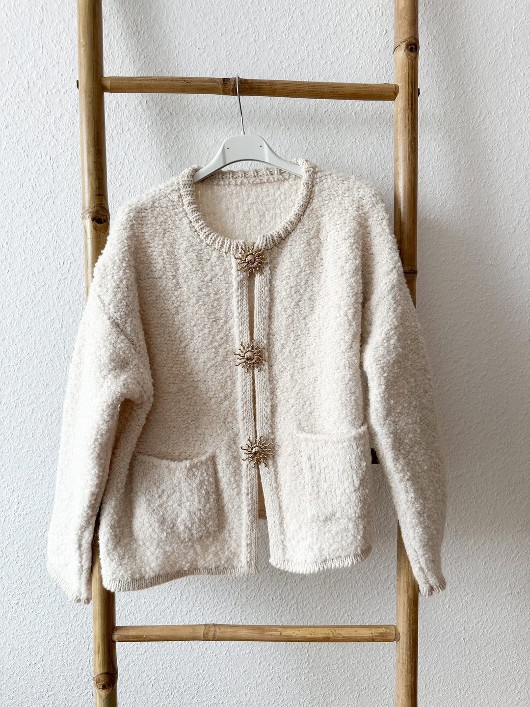 Mirla | Mysig Plysch Teddyjacka för Avslappnade Stiliga Looks-Eva Jonsson