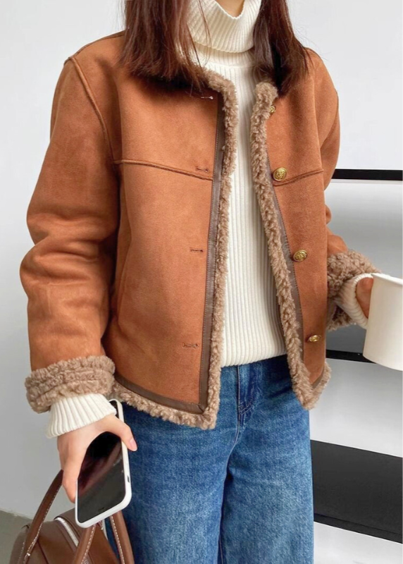 Mirla | Mysig Shearling-Foderjacka-Eva Jonsson
