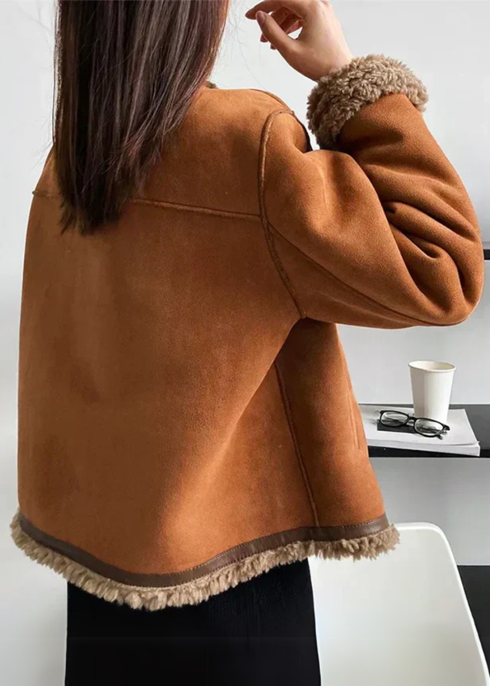Mirla | Mysig Shearling-Foderjacka-Eva Jonsson