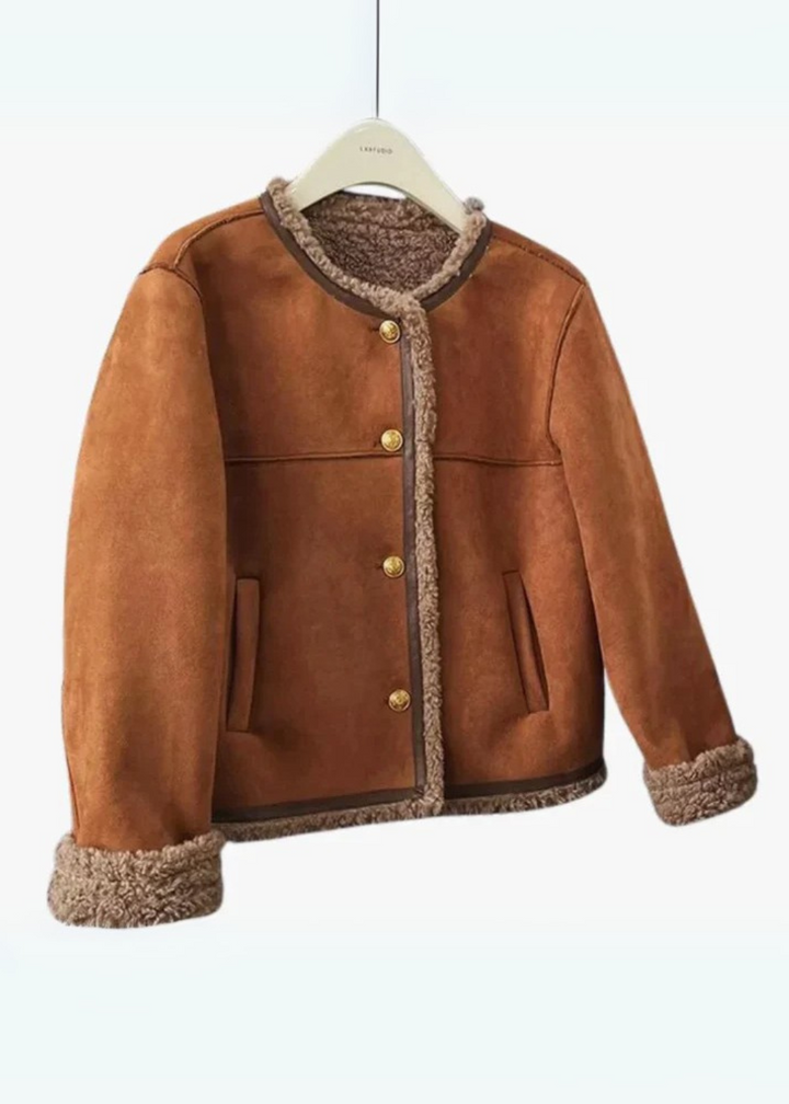 Mirla | Mysig Shearling-Foderjacka-Eva Jonsson