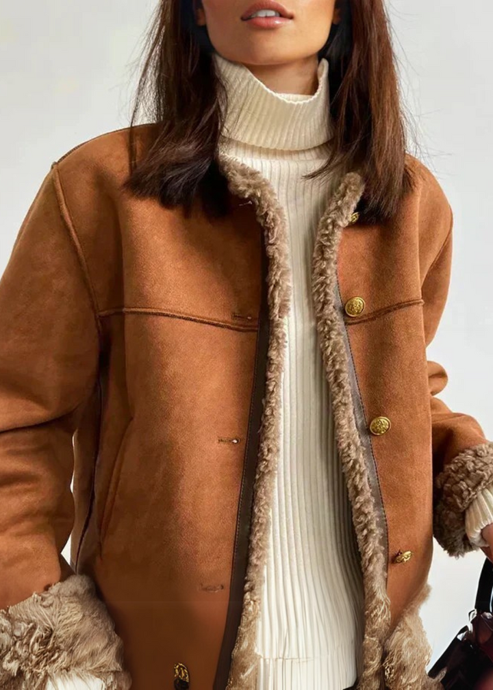 Mirla | Mysig Shearling-Foderjacka-Eva Jonsson