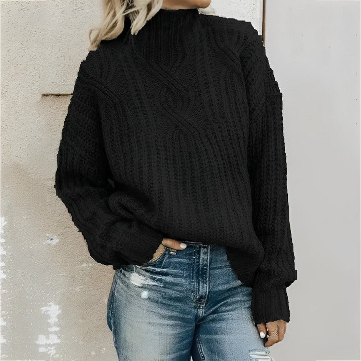 Mirla | Mysig stickad tröja-Eva Jonsson