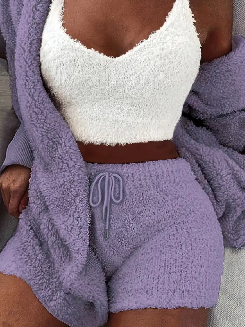 Mirla | Mysiga, Mjuka Dam Pyjamas Set med Olika Färger-Eva Jonsson