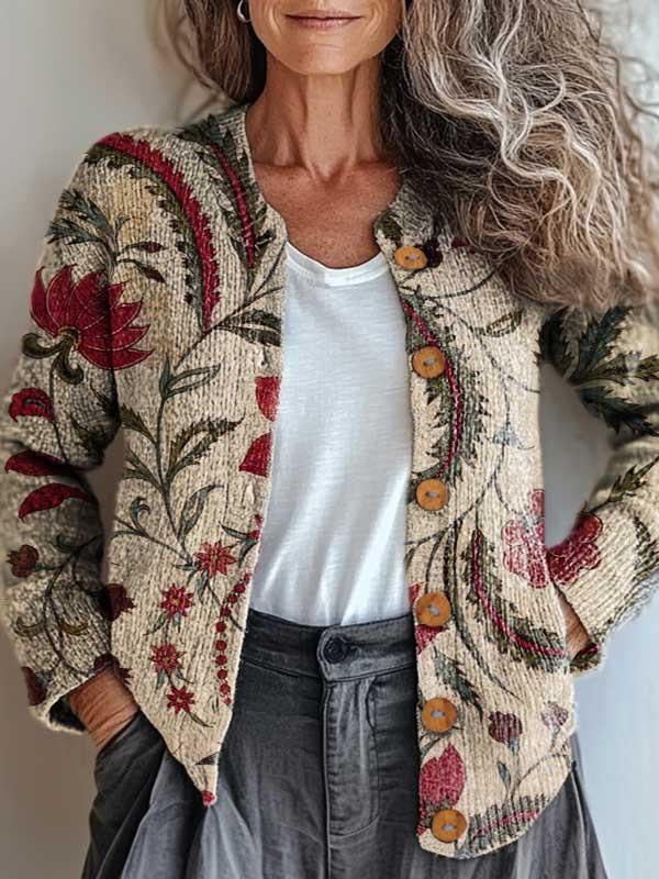 Mirla | Naturinspirerade Blommjacka-Eva Jonsson