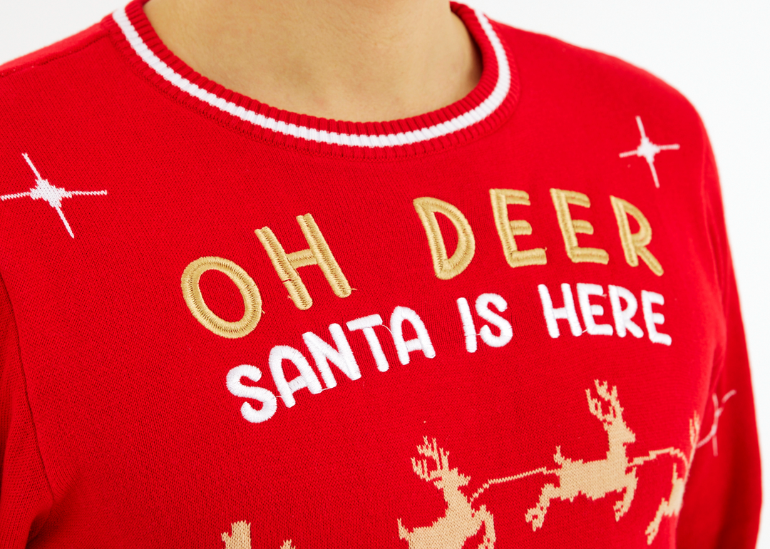Mirla | Oh Deer Sweatshirt - Herr-Eva Jonsson