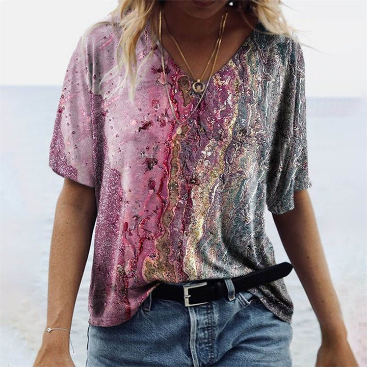 Mirla | Originellt dam T-shirt i Boho-stil-Eva Jonsson