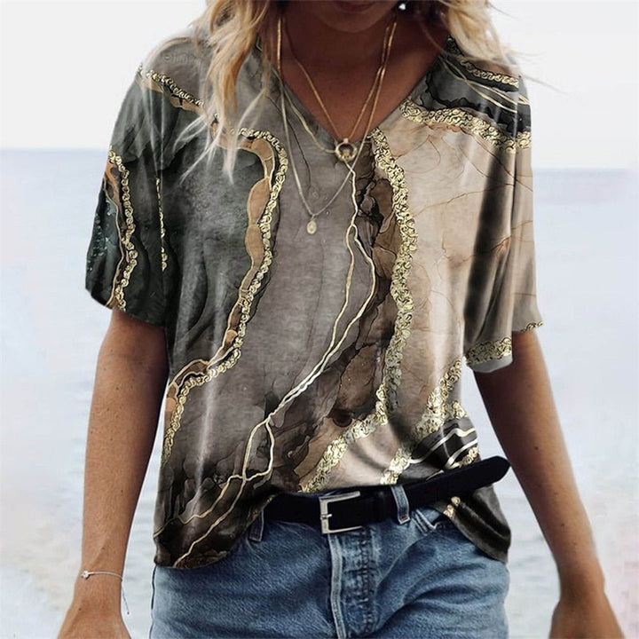Mirla | Originellt dam T-shirt i Boho-stil-Eva Jonsson