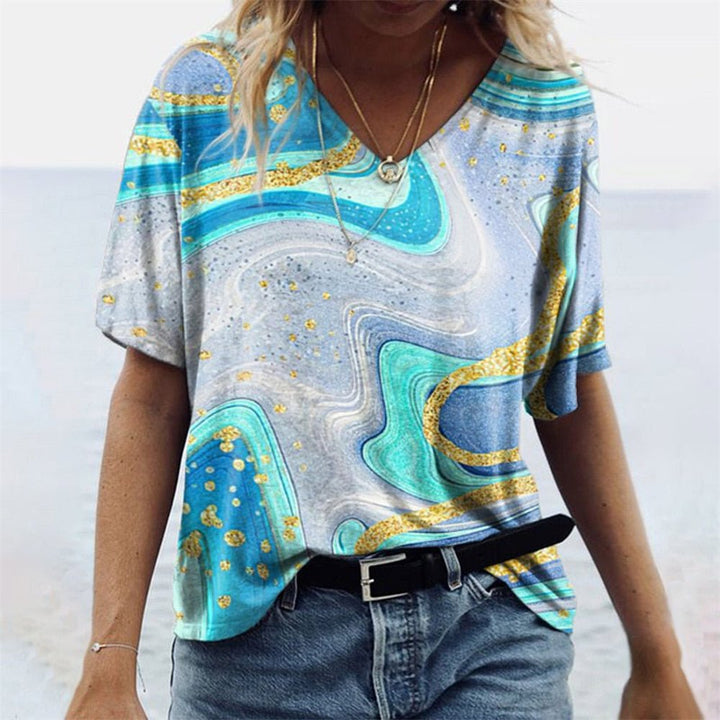 Mirla | Originellt dam T-shirt i Boho-stil-Eva Jonsson