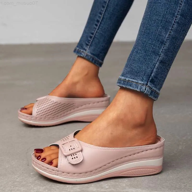 Mirla | Orthopedisk sandal med mjukt fotsäng-Eva Jonsson