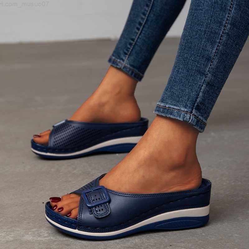 Mirla | Orthopedisk sandal med mjukt fotsäng-Eva Jonsson