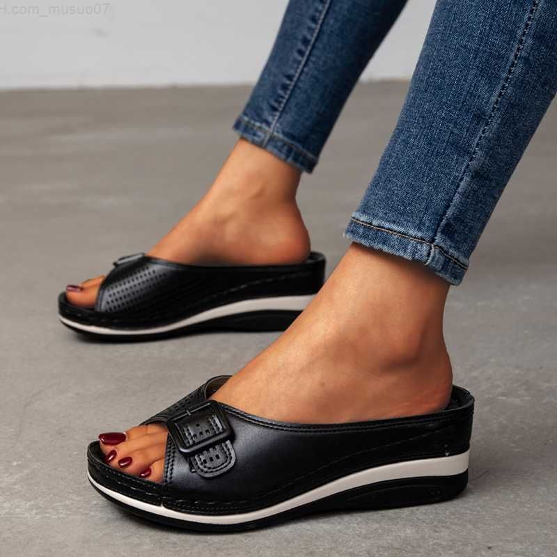 Mirla | Orthopedisk sandal med mjukt fotsäng-Eva Jonsson