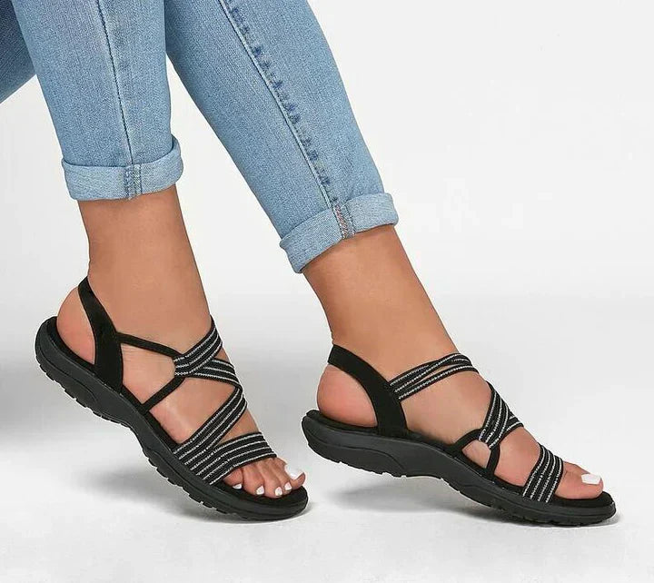 Mirla | Ortopediska Dam Sandaler Bekväm, Stödjande & Elegant-Eva Jonsson