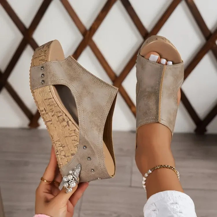 Mirla | Ortopediska Sandaler för Damer Hög-Eva Jonsson