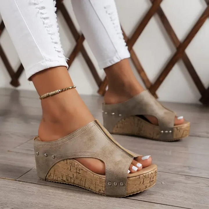 Mirla | Ortopediska Sandaler för Damer Hög-Eva Jonsson