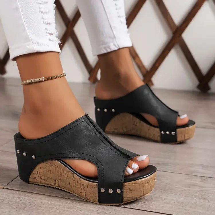 Mirla | Ortopediska Sandaler för Damer Hög-Eva Jonsson