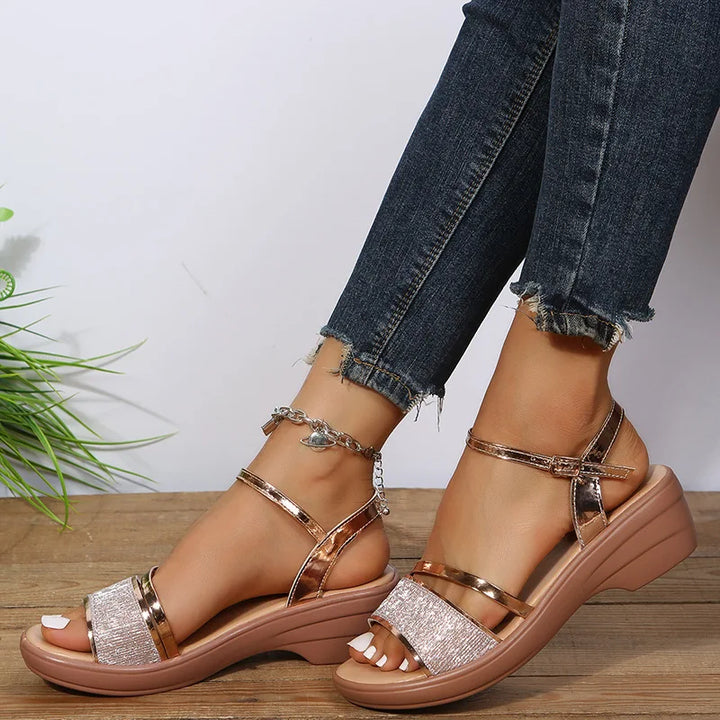 Mirla | Ortopediska sandaler med kilklack-Eva Jonsson
